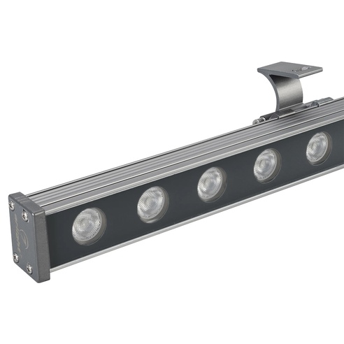 Светодиодный прожектор AR-LINE-1000M-24W-24V RGB (Grey, 30 deg, DMX512) (Arlight, Закрытый)