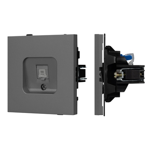 Механизм компьютерной розетки SCT-TENDO-MPC1-SFPL-GR (RJ-45, CAT6) (Arlight, -)