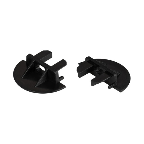 Заглушка для MIC-FS-R черная с отверстием (Arlight, Пластик)