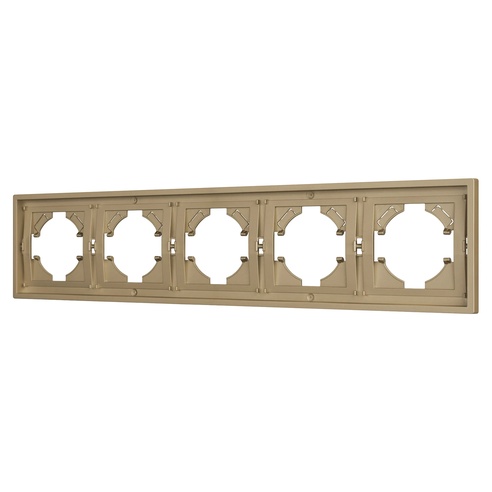 Рамка пластиковая FRM-TENDO-SFPL-5-GD (Arlight, -)