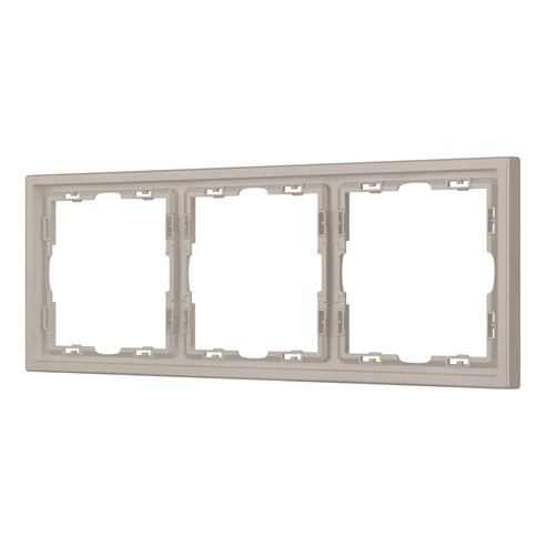 Рамка пластиковая FRM-NOBE-SFPL-3-CA (Arlight, Кашемир)