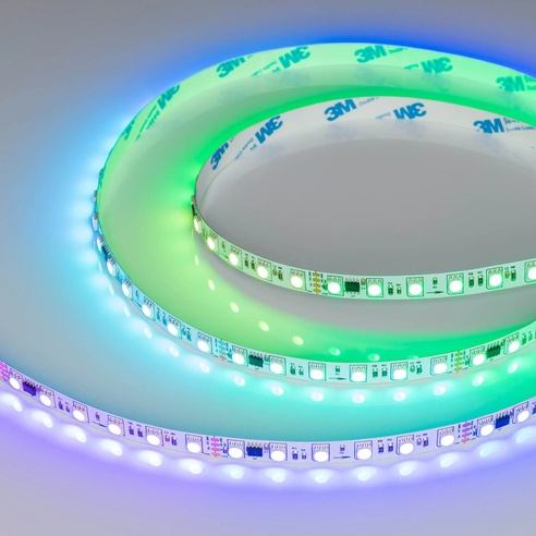 Лента светодиодная DMX-B72-10mm 24V RGB-PX6 (16 W/m, IP20, 5060, 5m) (Arlight, -)