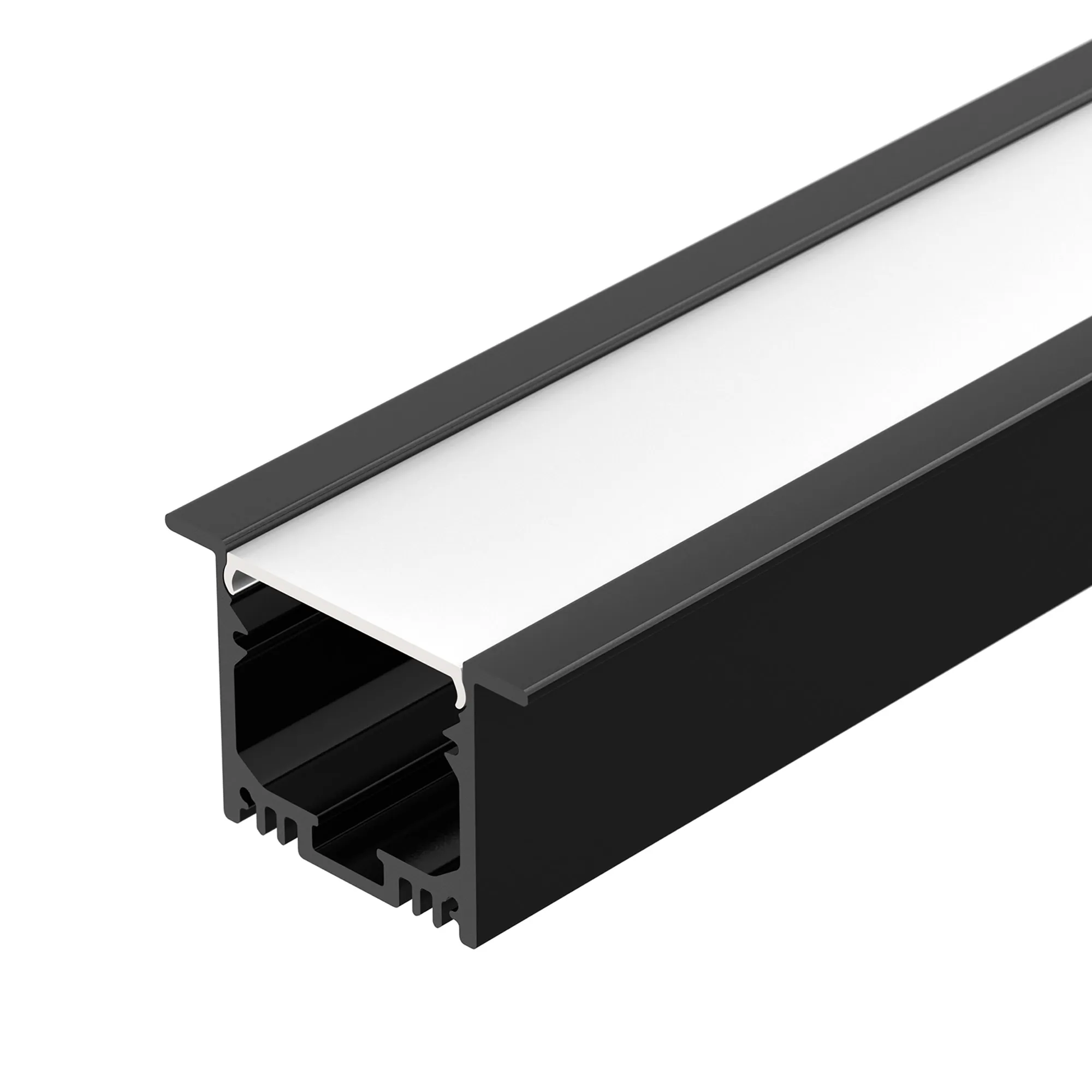 Профиль SL-LINIA49M-F-2000 BLACK (Arlight, Алюминий) - изображение товара