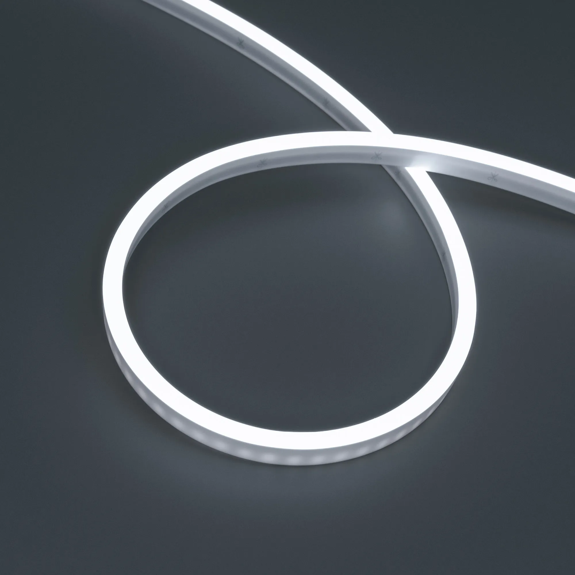 Лента герметичная WAVE-SIDE-PU-A120-06x12mm 24V White5700 (8 W/m, IP68, 3m, wire x1) (Arlight, Вывод боковой, 3 года)