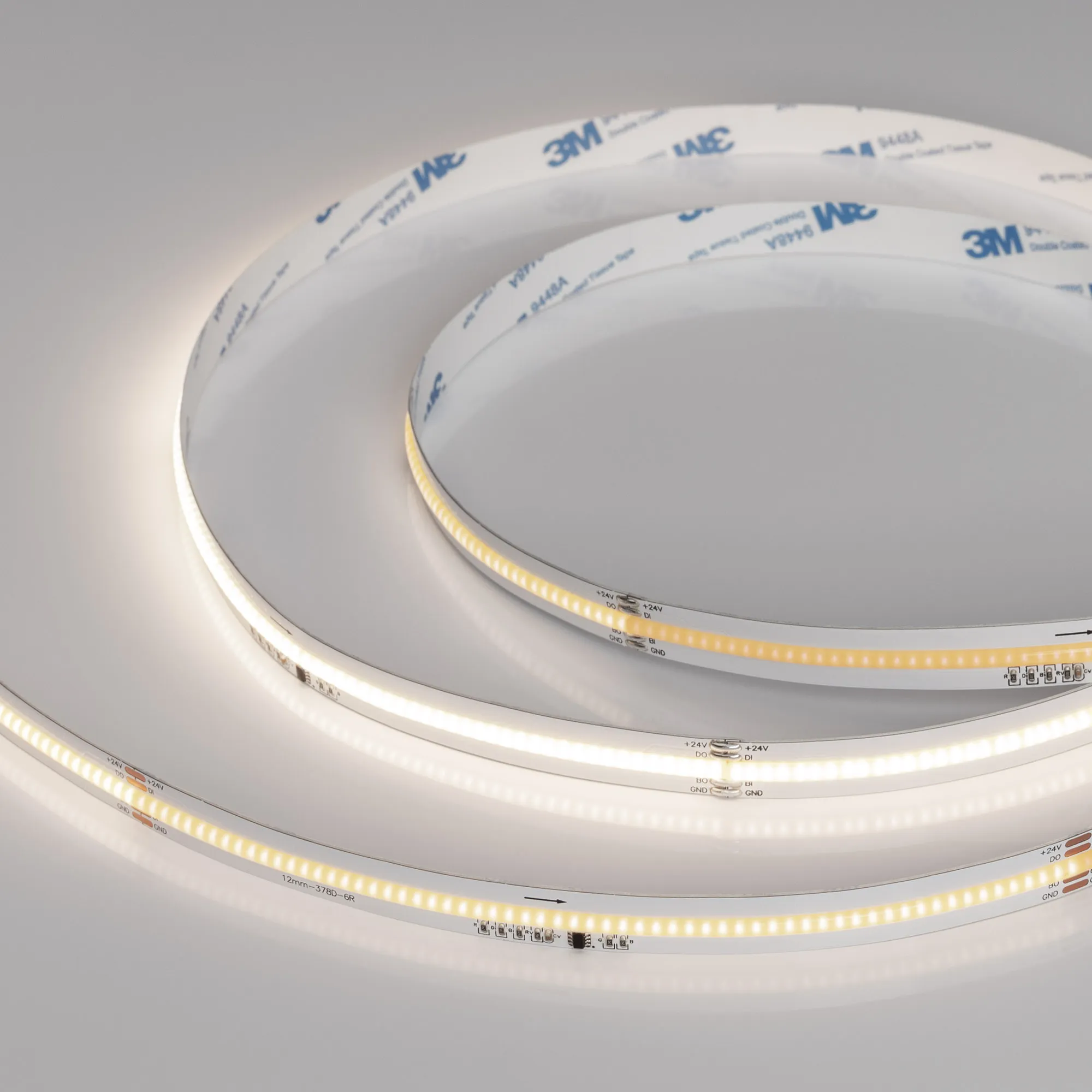 Лента SPI-COB-X378-12mm 24V Day4000-PX21-BPT (8 W/m, IP20, 5m) (Arlight, бегущий огонь) - изображение товара