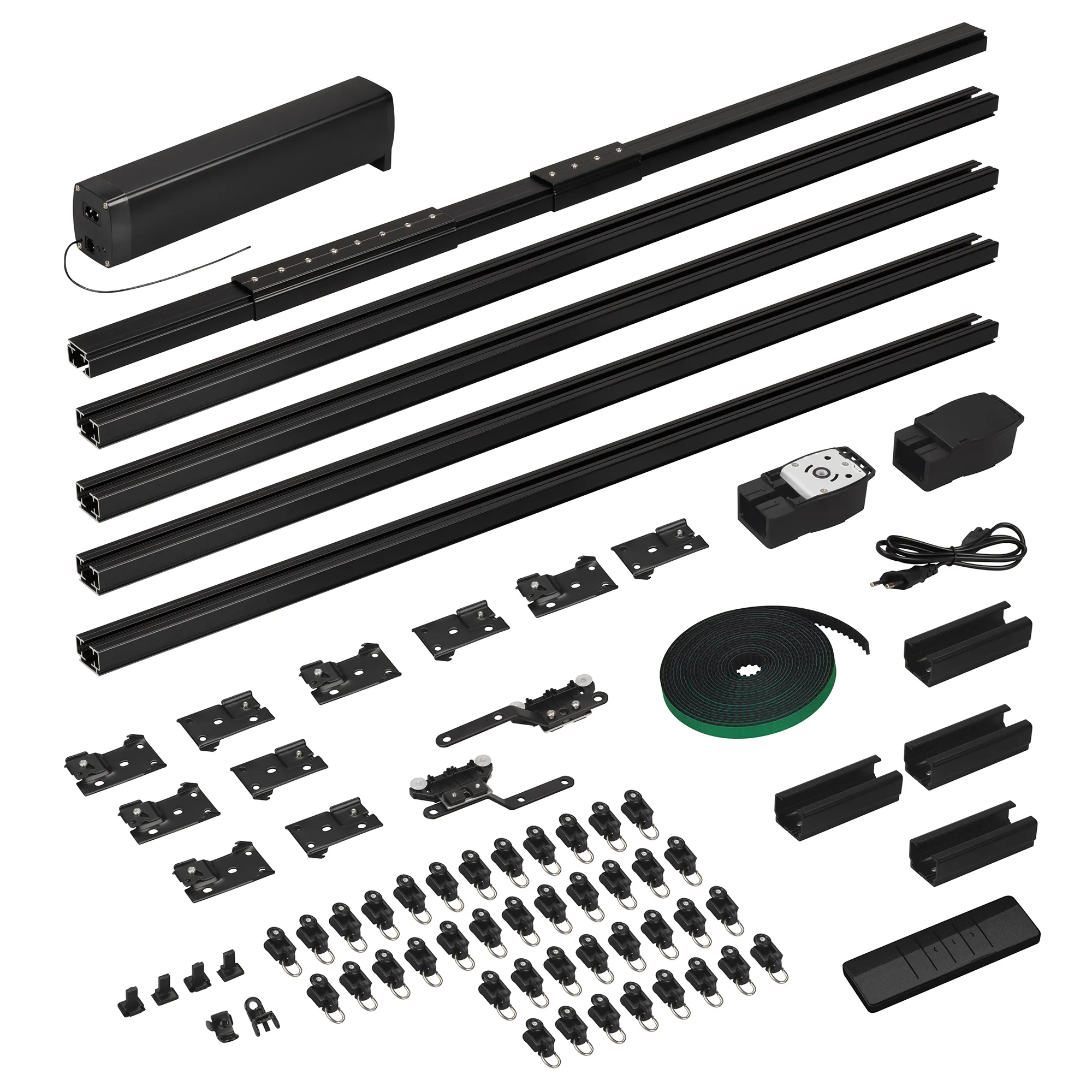 Карниз для штор с электроприводом CNK-M1-TY-RF-5M-BK (Arlight, IP20 Металл, 5 лет) - изображение товара