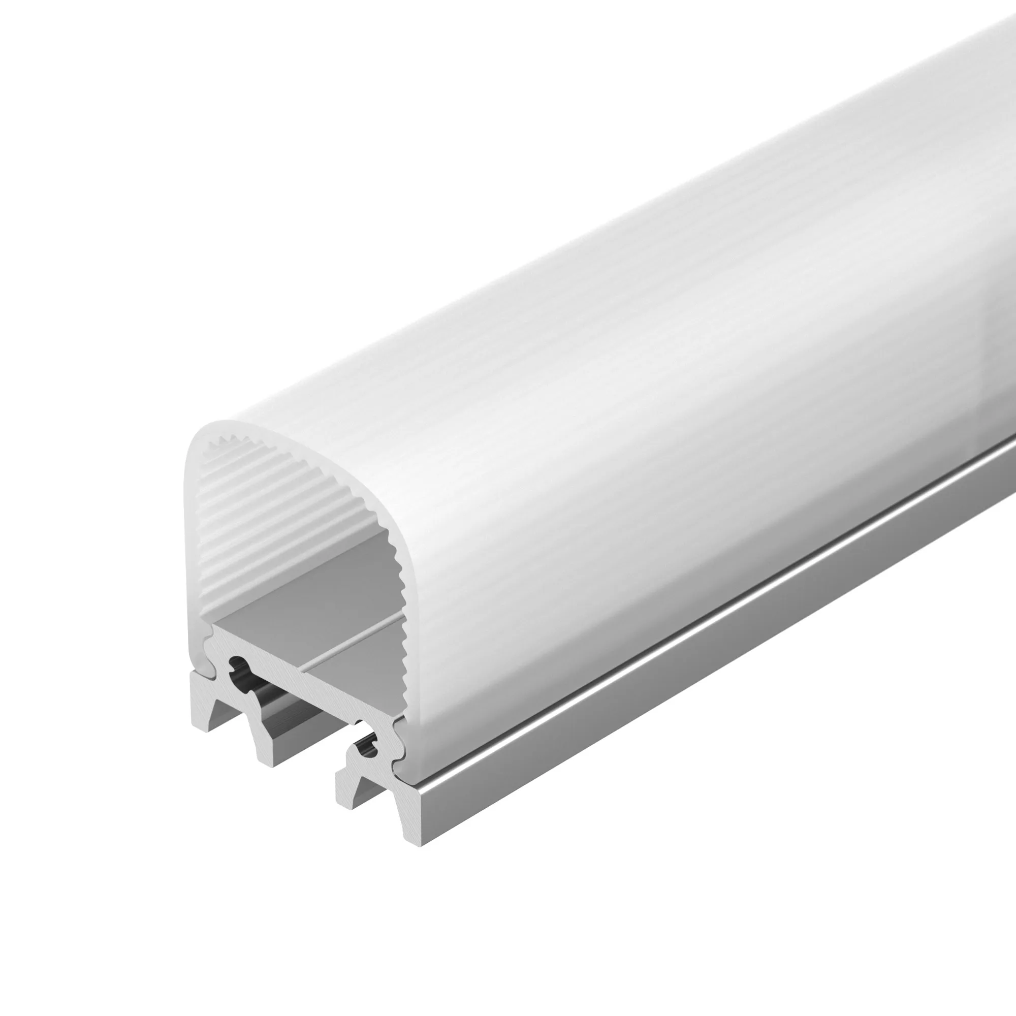 Профиль с экраном ALU-SQR-2000 ANOD+FROST (Arlight, Алюминий) - изображение товара