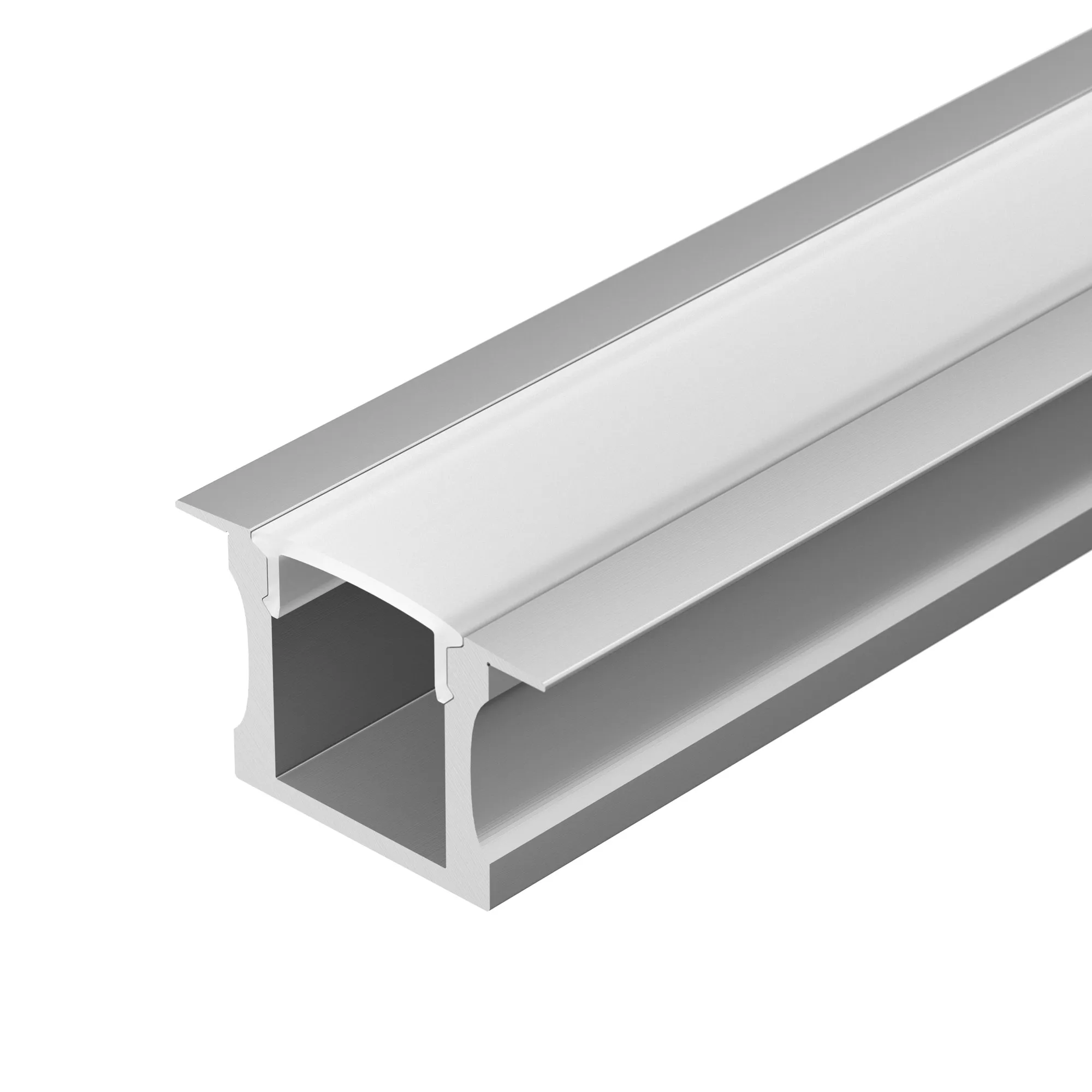 Профиль с экраном ALU-SLIM-H15-F-2000 ANOD+FROST (Arlight, Алюминий) - изображение товара