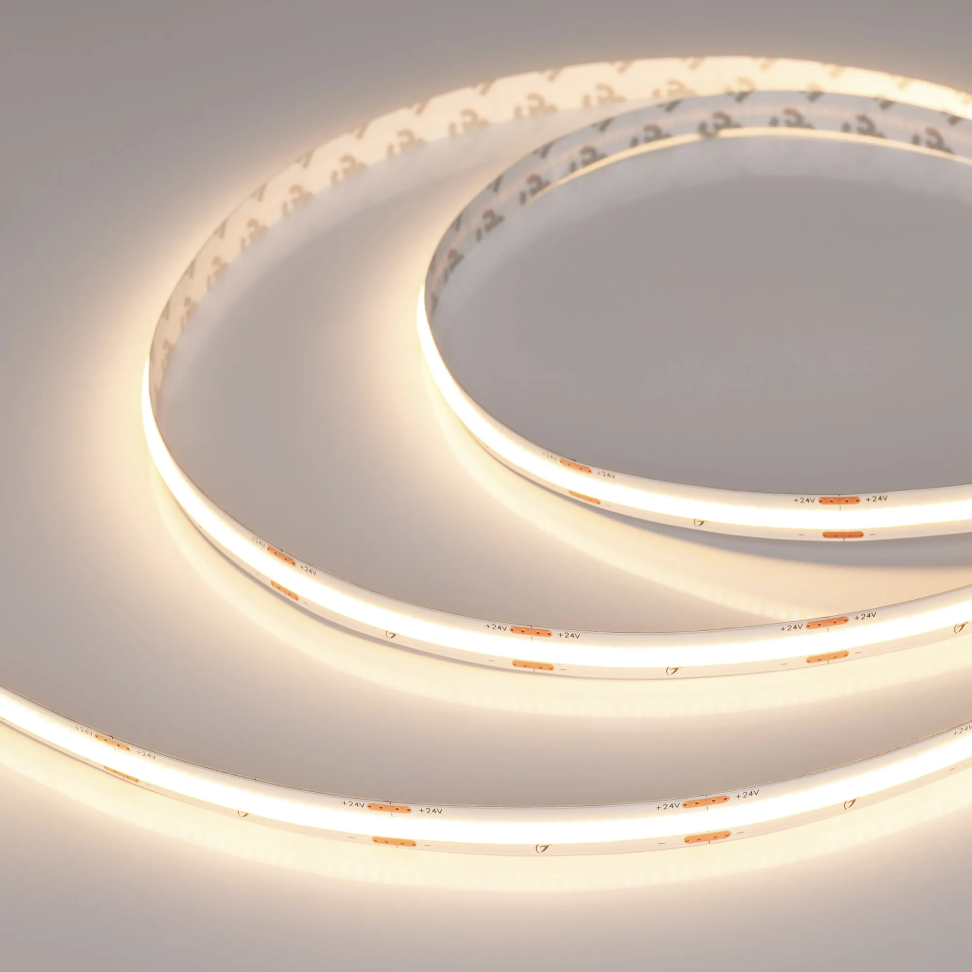 Лента светодиодная COB-X420-10mm 24V Warm2700 (4.8 W/m, IP20, 15m) (Arlight, 5 лет)