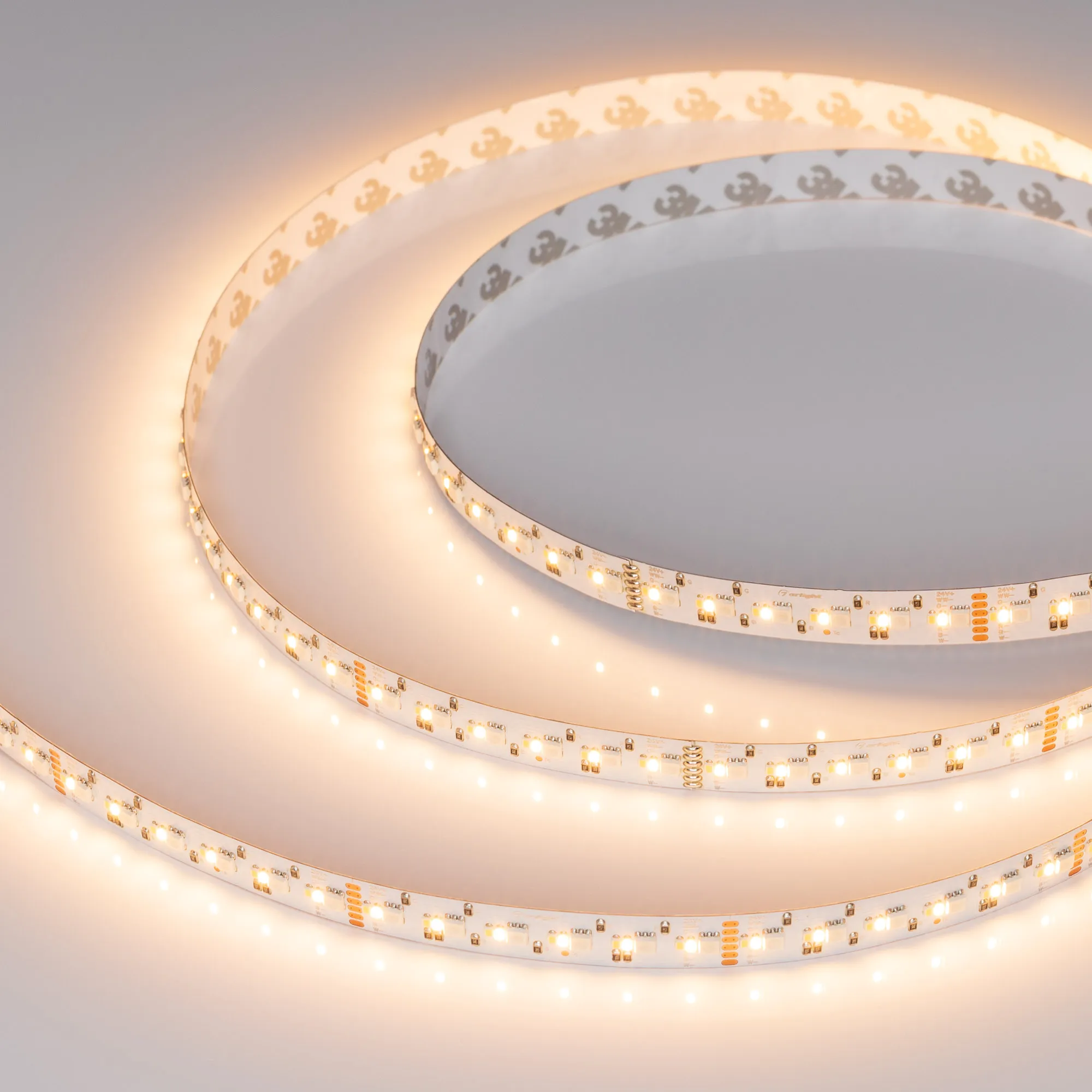 Лента светодиодная RT-GM288-12mm 24V RGBW-MIX (19.2 W/m, IP20, 3838/2216, 5m) (Arlight, Открытый) - изображение товара